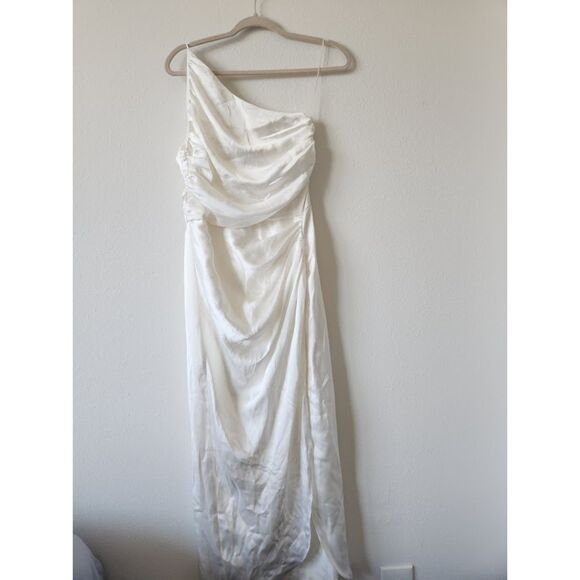 AIIFOS‎ Bernadette One-Shoulder Midi Dress | Size Small - Picture 2 of 9